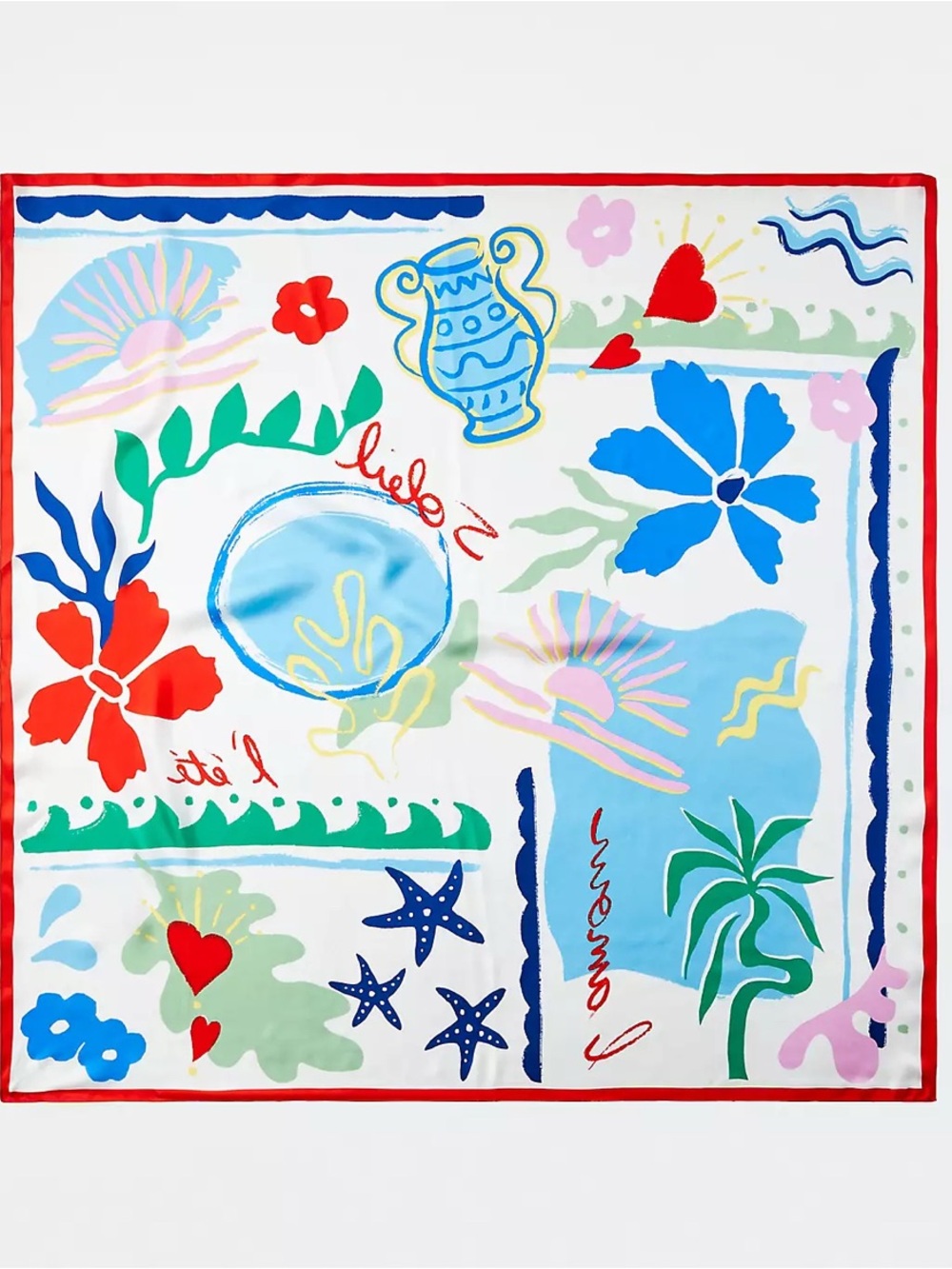 Sun Silk Square Scarf | Sold Out on Loft NWOT